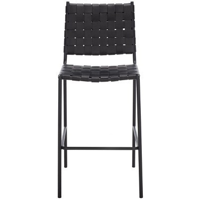 Bahari Woven Counter Stool - BST3010 - Black - Safavieh | Target