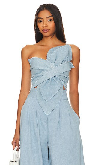 Orchid Top in Denim | Revolve Clothing (Global)