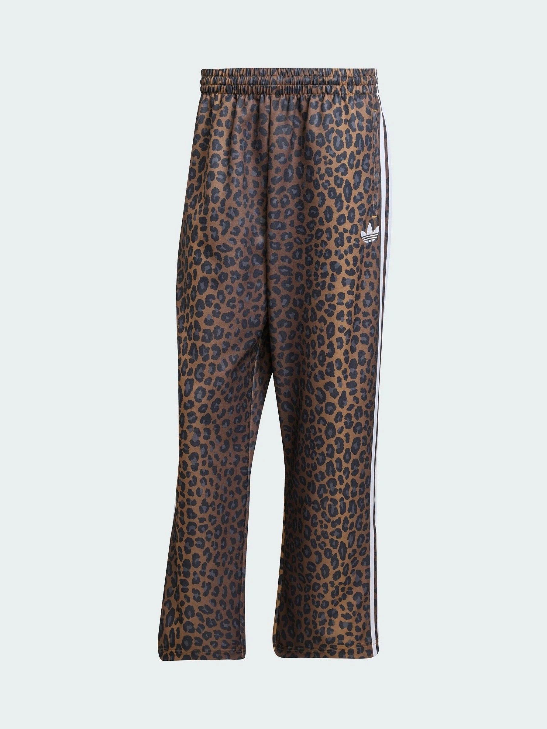 adidas originals adidas Originals Brown Firebird Loose Leopard Track Joggers | Next US