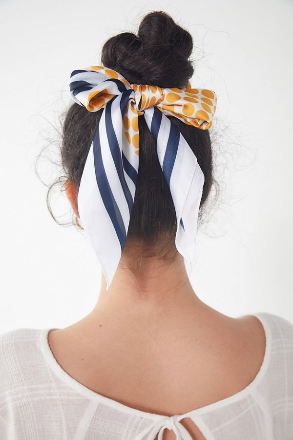 Lana Silk Scarf Ponytail Holder | Urban Outfitters (US and RoW)