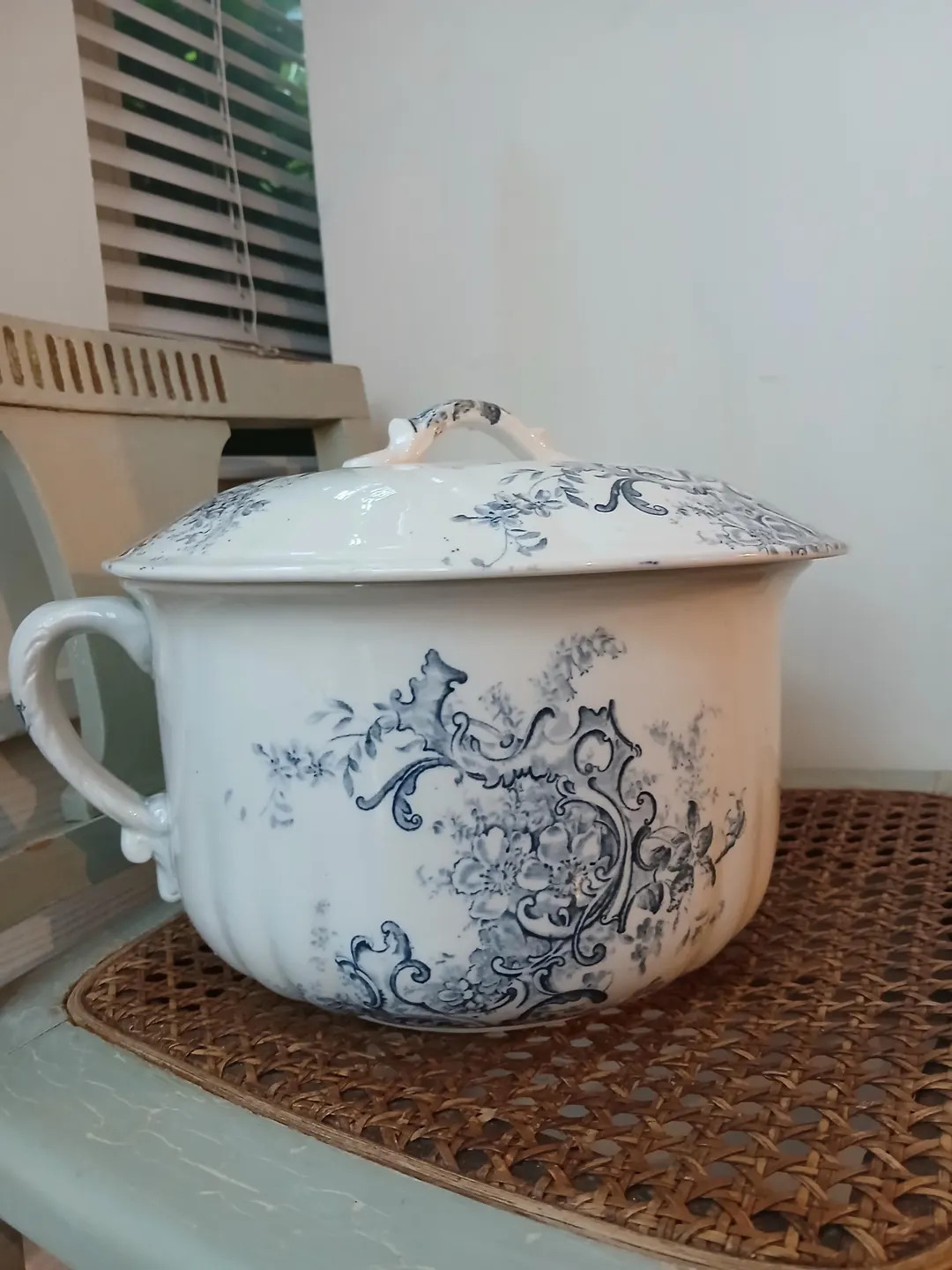 Antique Chamber Pot 1895 Upper Hanley Semi Porcelain - Etsy | Etsy (US)