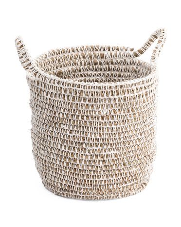 Medium Mendong Grass Woven Basket | TJ Maxx