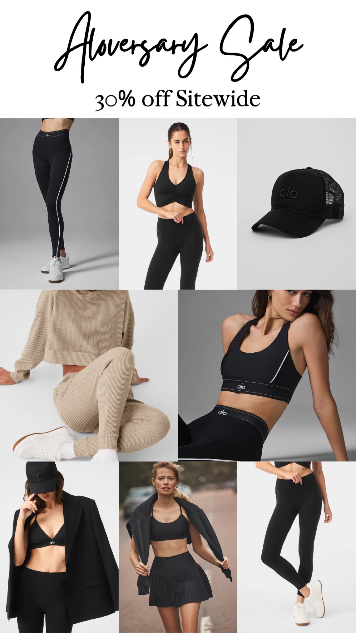 Alo is currently 30% off site wide! This is your chance to stock up on the trendiest athleisure wear! Here are my favorites 🖤  

#LTKsalealert #LTKActive #LTKfitness