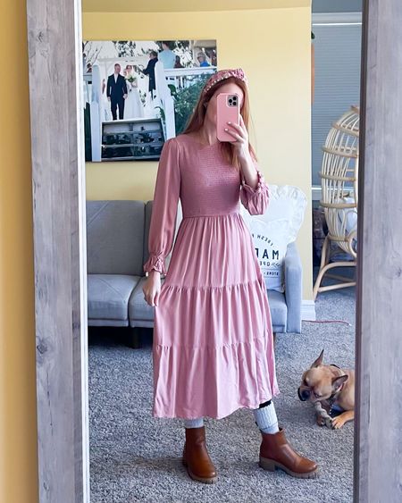 Perfect spring dress! Love the ruffle sleeves and fit - wearing an XS, fits tts 💕. 

Petite dresses, petite dress, petite hourglass, modest outfits, spring cardigan, spring cardigan, Easter dress, Easter outfit, modest dress, modest dresses 

#LTKSpringSale 

#LTKSeasonal #LTKfindsunder50 #LTKsalealert