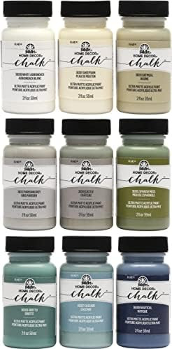 FolkArt Home Decor Ultra Matte Chalk Finish Acrylic Craft Paint Set Formulated for No-Prep Applic... | Amazon (US)