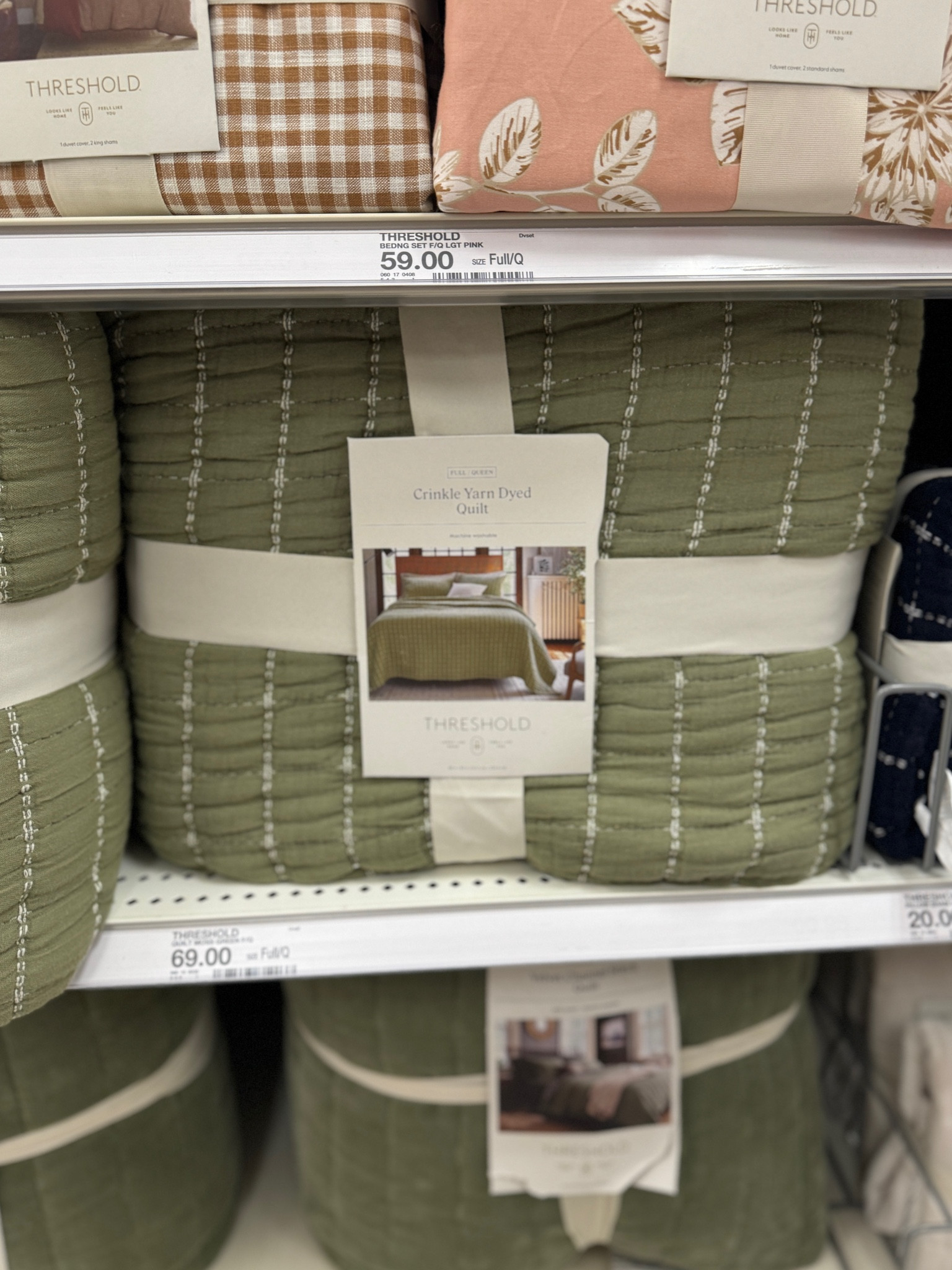 Looove this green quilt! Pair it with the striped green sheets 👌😍

#LTKStyleTip #LTKHome #LTKFindsUnder100