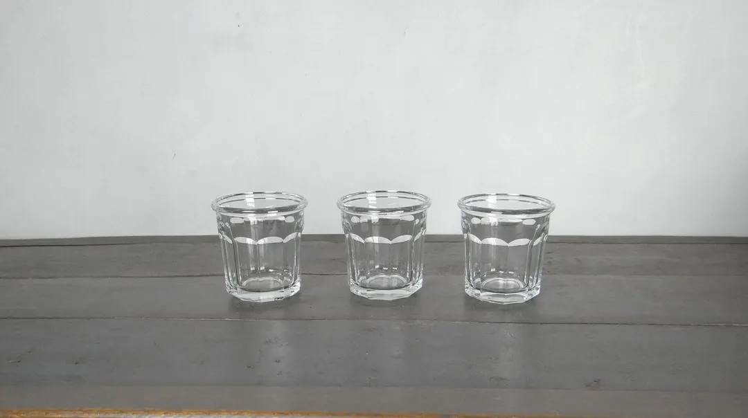 Set of 3 Vintage Jam Pots, Clear Glass Jars, Conical Jelly Jar, Small Size: 17,5cl - Etsy | Etsy (Global)