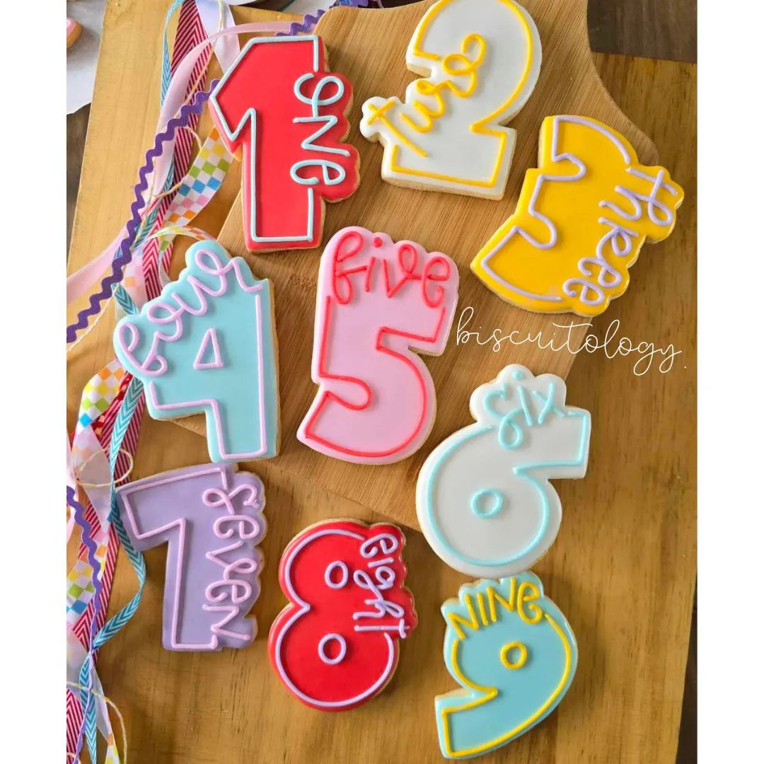 Birthday Cookie Cutter Hand Lettered Numbers | Etsy (Global)