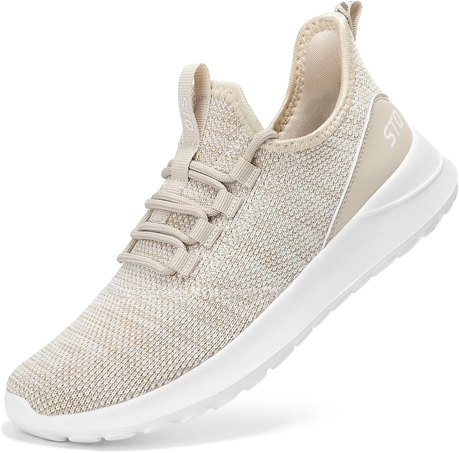 STQ Womens Slip On Sneakers Tennis Walking Orthopedic Shoes Breathable Athletic Gym Workout Cross... | Amazon (US)