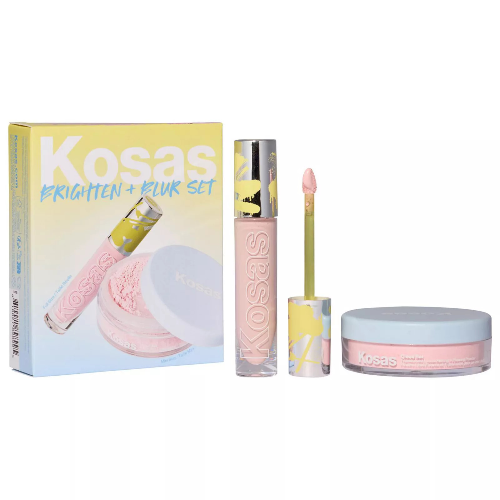 Kosas Brighten & Blur Set - Color Corrector + Loose Setting Powder Face Set, Size: 15.6 Oz, None | Kohl's