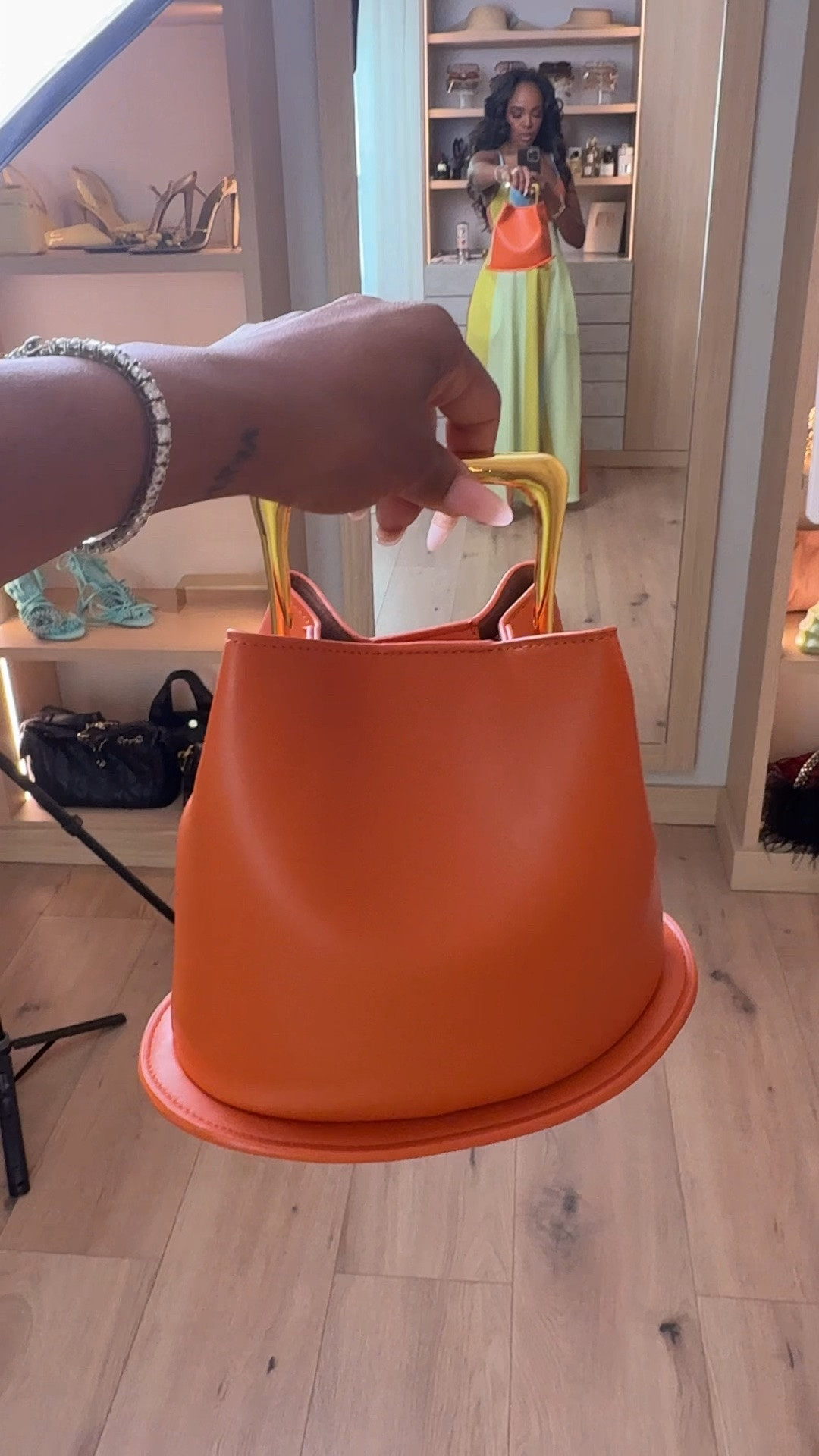 Colorful dresses and summer sunsets just go together 🍊🌴

This dress is such a statement without feeling overdone. The watercolor-inspired color blocking paired with the bold orange bag gives that effortless vacation energy while still looking elevated and feminine. Lightweight, flowy, and SO flattering for warm weather.

I love adding one standout dress like this into my wardrobe because it instantly creates multiple vacation and brunch looks with minimal styling. Just switch the bag, jewelry, or sandals and the whole vibe changes, making the cost per wear completely worth it.

Perfect for vacation dinners, resort wear, brunch dates, tropical getaways, summer events, and beachside dinners.

5’4 | 140LBS | 34D-27-40 | size small or 4

Vacation dress ideas, colorful summer outfits, resort wear women, tropical vacation outfits, feminine maxi dresses, beach vacation style, colorful dress outfit, elevated summer fashion, classy vacation looks, summer brunch outfits, flowy dress inspo, luxury inspired vacation style, warm weather outfit ideas

Follow me on Instagram and YouTube @kirasfashionfinds