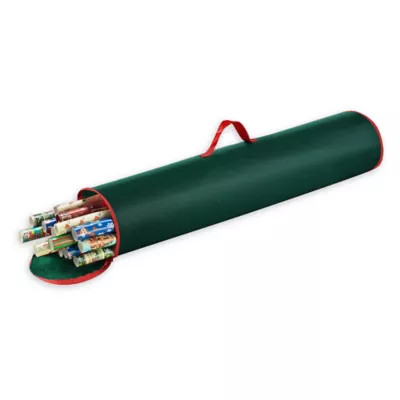 Tiny Tim Totes 40.5" Christmas Storage Canvase Tote in Green | Bed Bath & Beyond