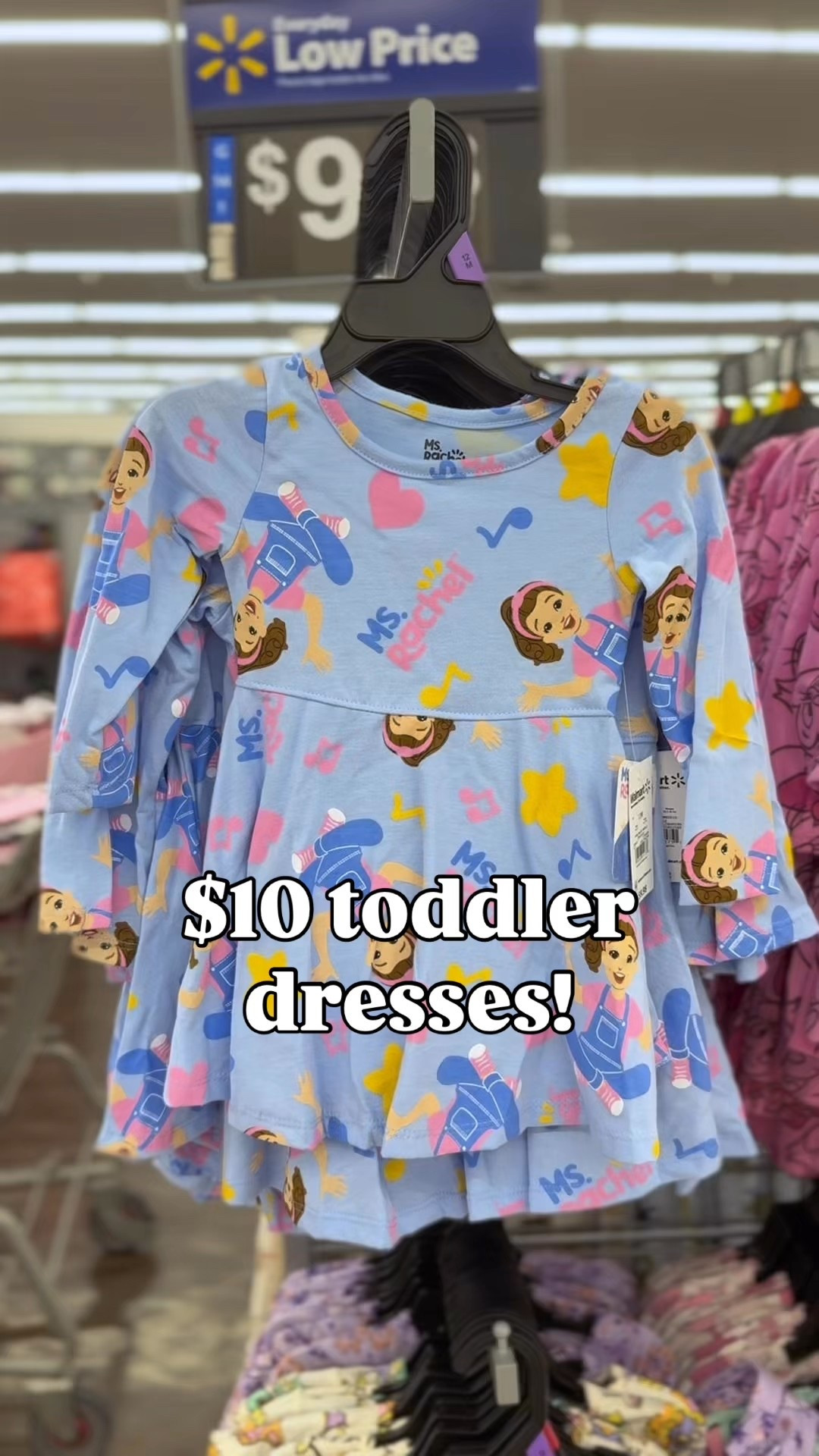 Spotted some new $10 toddler dresses at Walmart☺️

