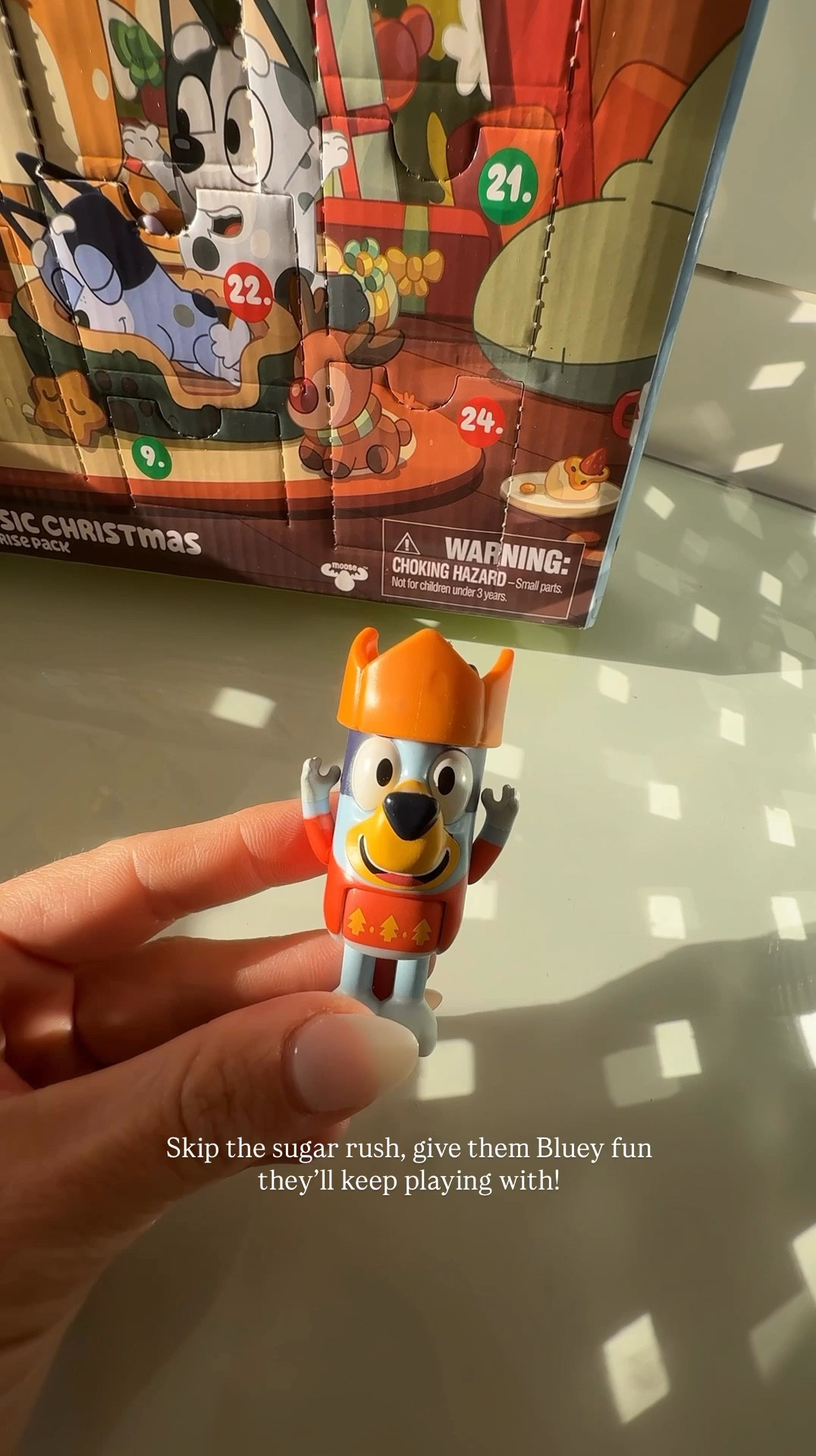 For all the little Bluey fans out there… the cutest ever Bluey advent calendar is here! 🎄✨ 

Each day holds a new surprise with their favorite characters, making the countdown to Christmas extra magical. Mamas, this is the kind of tradition that keeps little hearts smiling all December long. 🐶💫 

#BlueyAdventCalendar #BlueyFans #CountdownToChristmas #HolidayWithKids #AdventMagic #ChristmasTraditions #MamaMustHaves #AmazonHolidayFinds #BlueyLove #CaseyLeighHome

#LTKKids #LTKSeasonal #LTKBaby