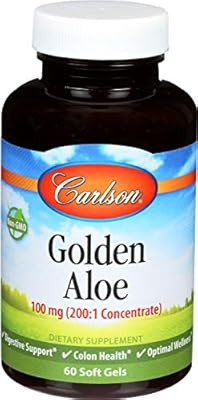 Carlson - Golden Aloe, 100 mg (200:1 Concentrate), Digestive Support & Colon Health, Optimal Well... | Amazon (US)