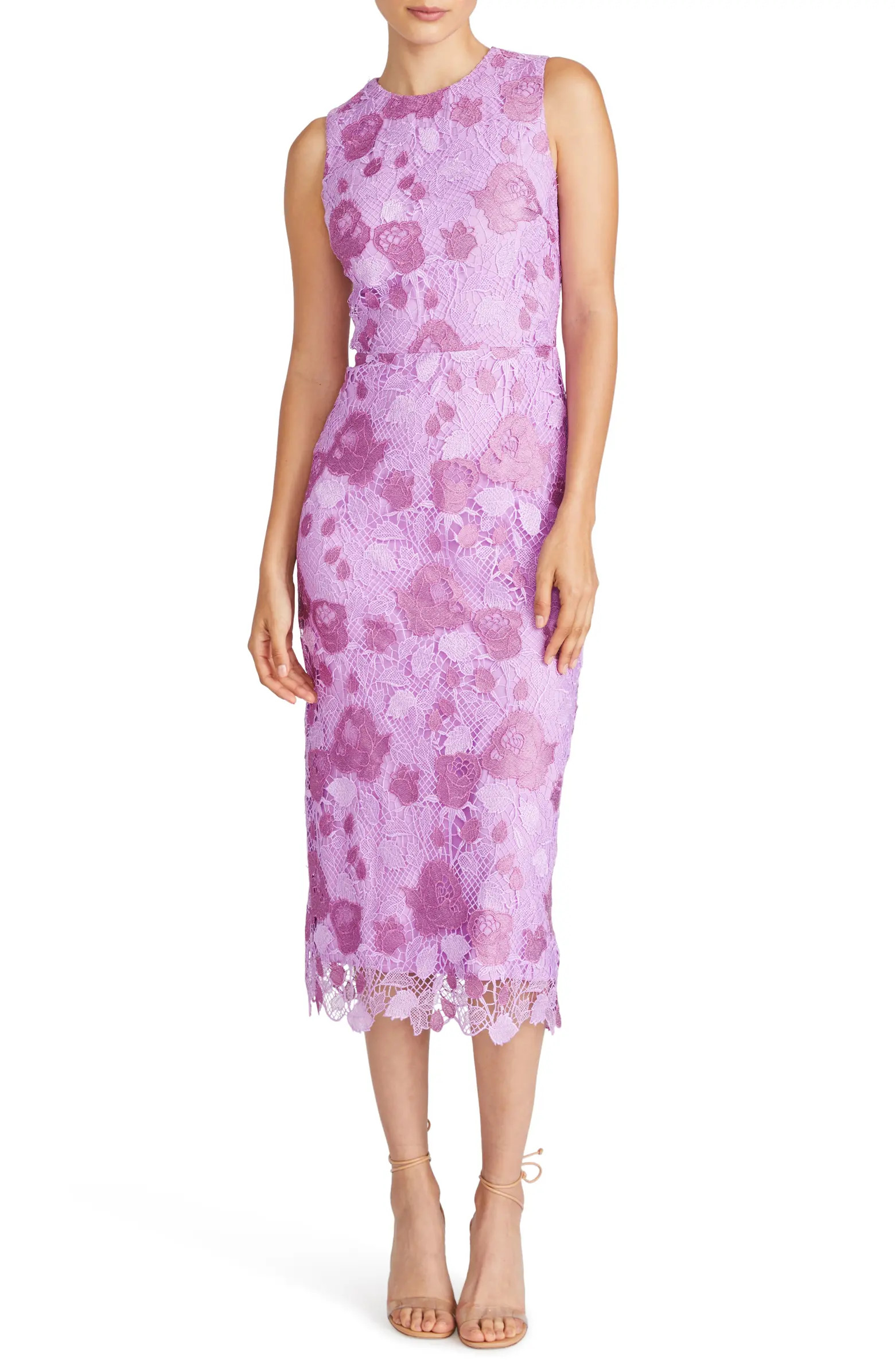 ML Monique Lhuillier Soraya Lace Sheath Cocktail Dress | Nordstrom | Nordstrom