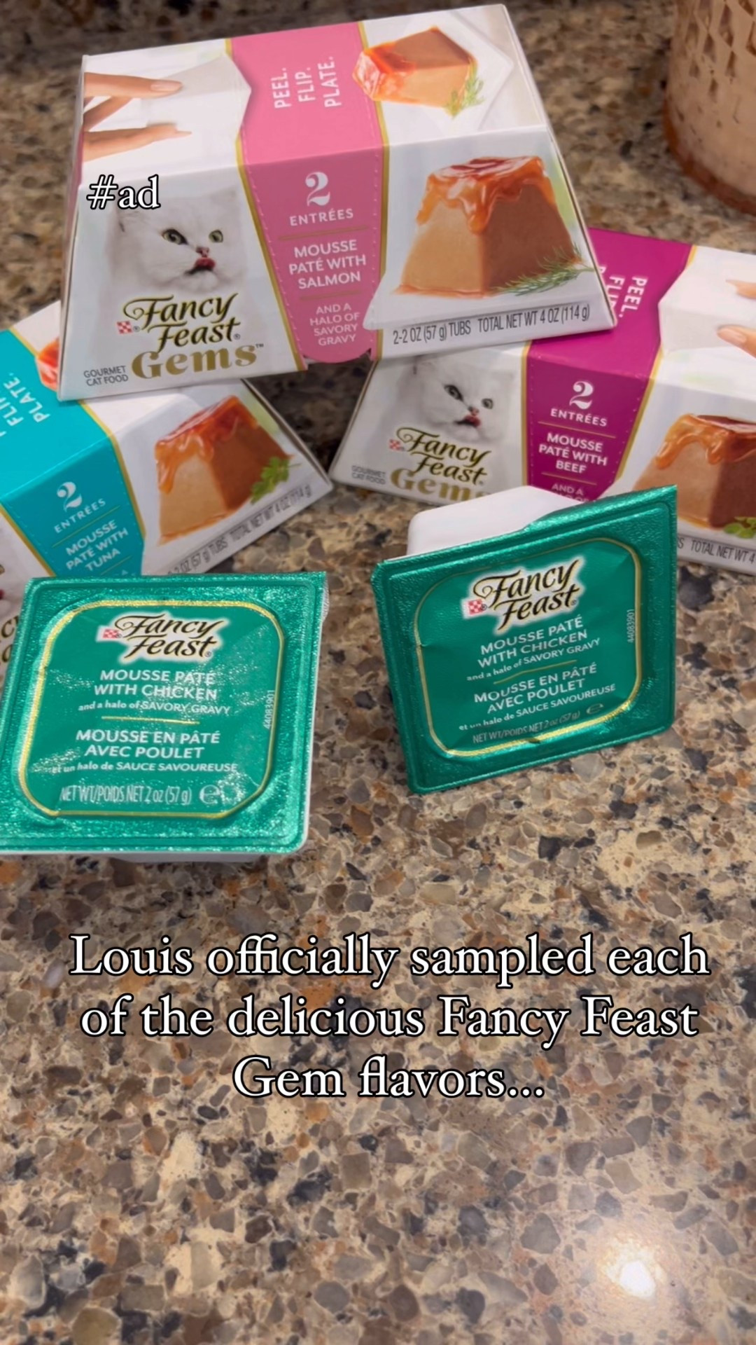 #ad Well, my cat Louis has officially tried every flavor of Fancy Feast Gems — and he hasn’t met one he didn’t love. From salmon to chicken, tuna to beef, these uniquely layered paté meals offer a delicate mousse with a savory gravy topping that my cats just love!
@FancyFeastcatfood Gems have become a regular part of our routine. Louis finishes every meal, and I get the satisfaction of knowing these convenient and delectable single-serve meals are a consistent hit.  Available in packs of two entrées, Fancy Feast’s Gems peel and plate easily, meaning there is no mess and no leftovers to box up – a delight from start to finish!  Ready to treat your cat to these delightful Fancy Feast Gems? Find each of the recipes my cats have loved in my LTK Shop (linked below). They are all available at @target, so you can order them directly to your door! #MyFancyCat #TargetPartner #Target @FancyFeastcatfood @target



#LTKFindsUnder50 #LTKPets #LTKFamily