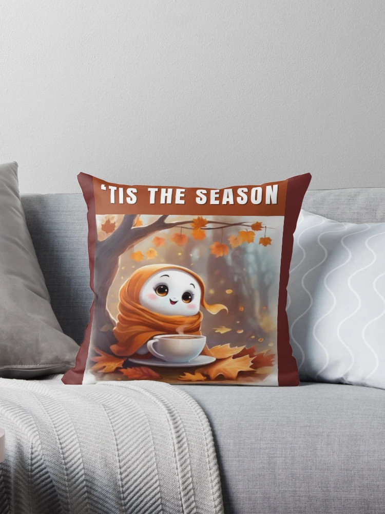 Fall Ghost - ‘Tis the Season Pillow | Redbubble (US)