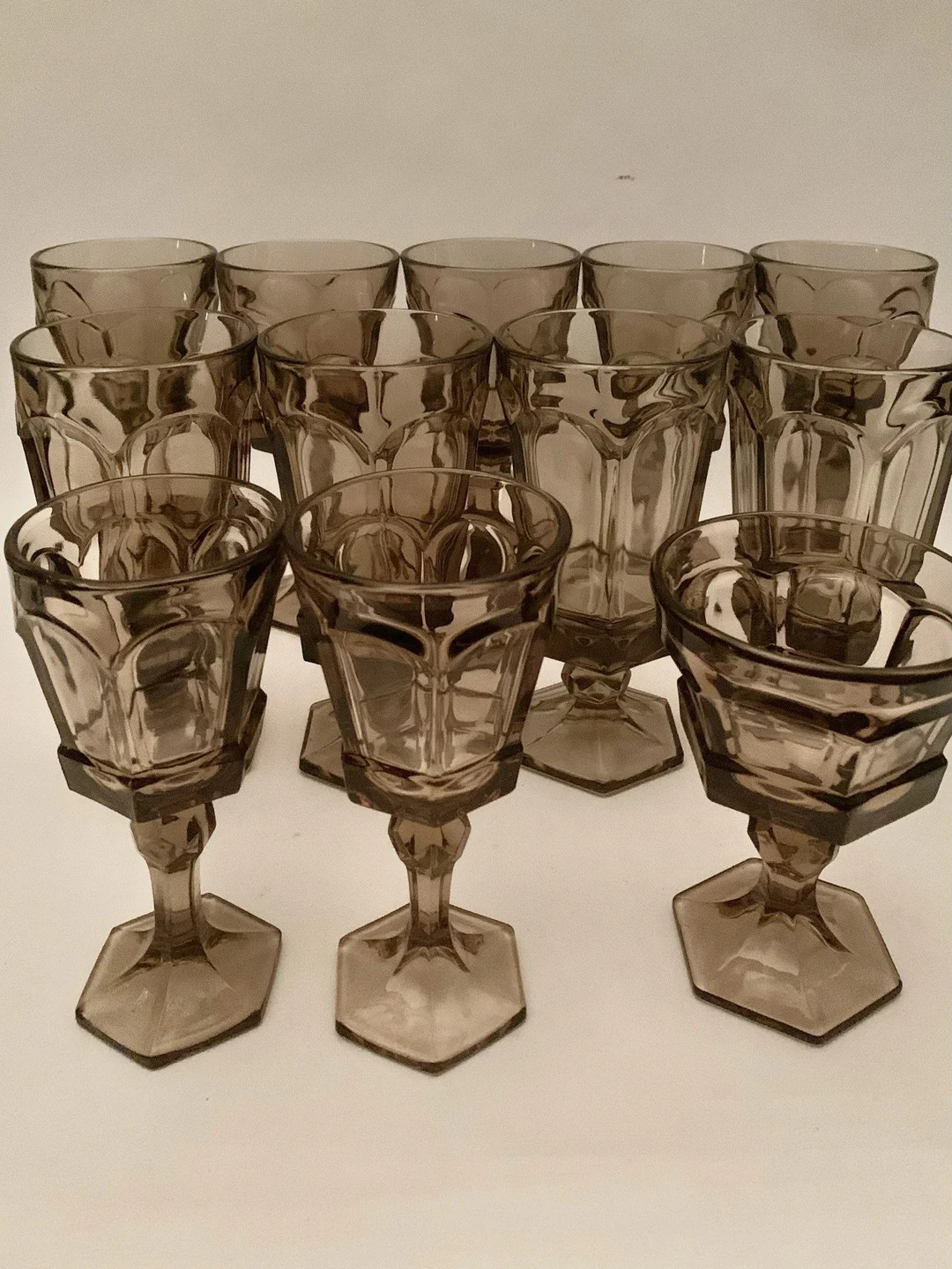 Vintage Fostoria Virginia Brown Iced Tea, Water, Wine or Sherbet Sold by Style - Etsy | Etsy (US)