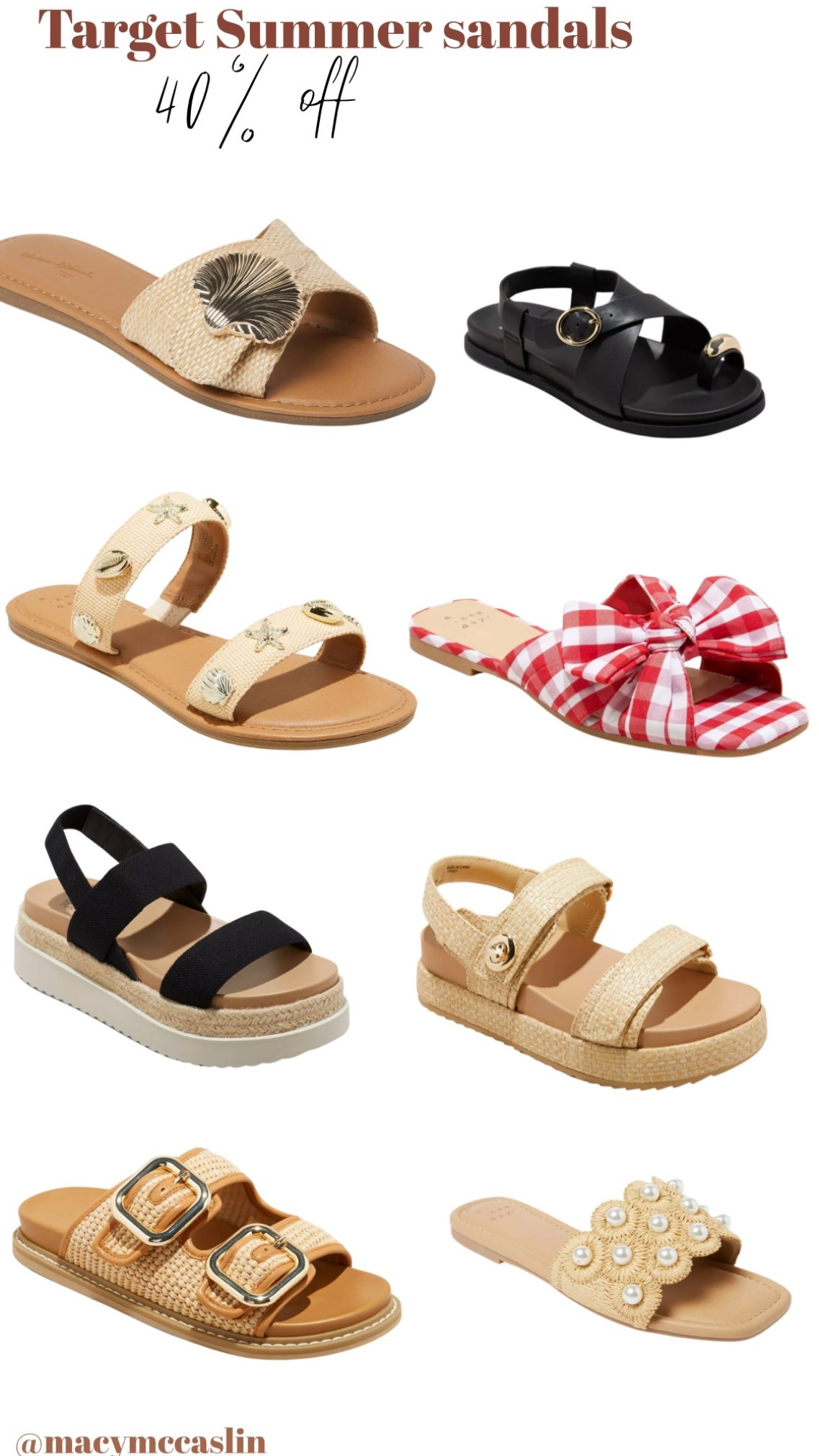 Target Memorial Day sale, summer sandals, summer shoes, summer style. Trendy summer shoes.

#LTKShoeCrush #LTKSaleAlert #LTKSummerEdit