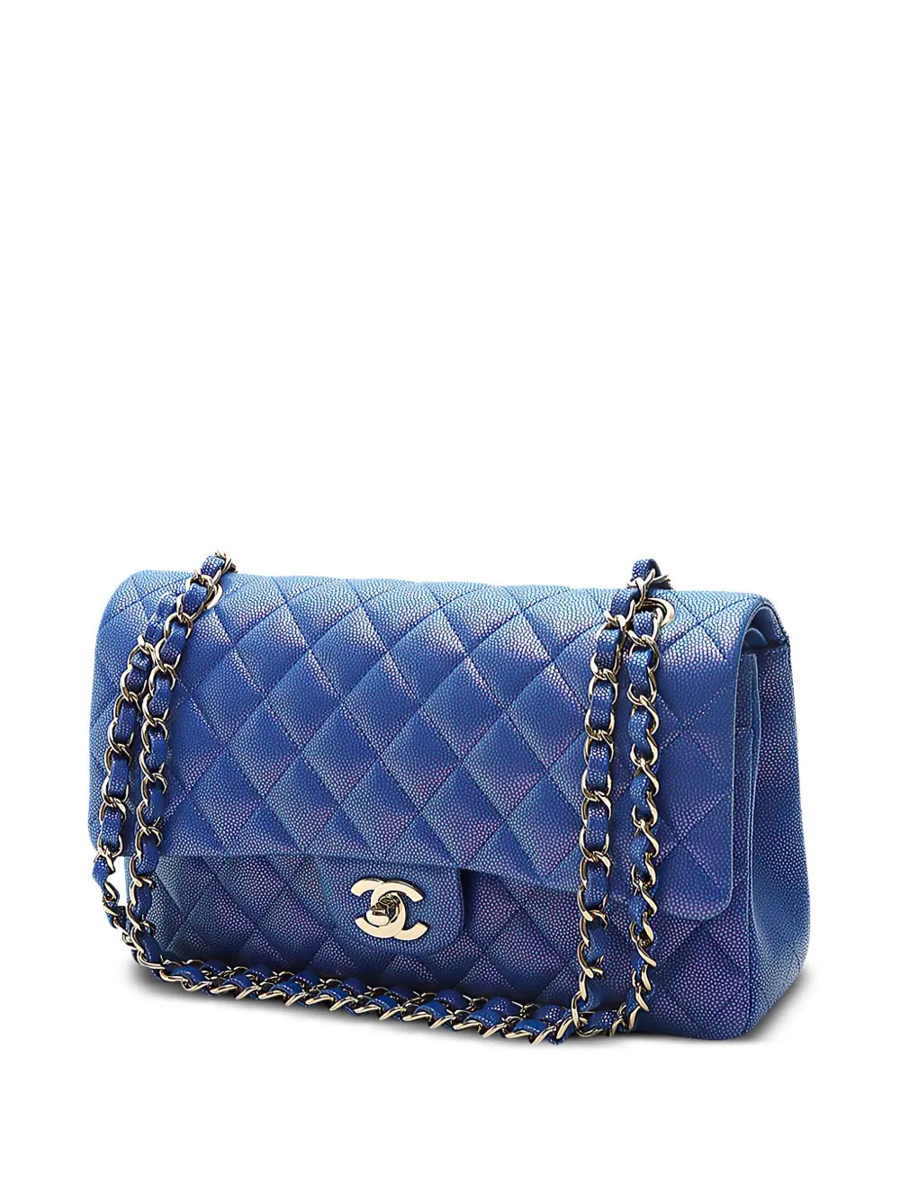 CHANEL Pre-Owned Classic Flap shoulder bag - Blue | Farfetch Global