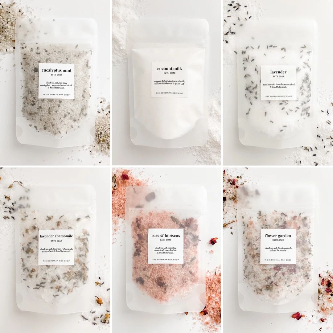 Assorted Bath Soak Packets / Choose Your Bath Salts / Shower - Etsy | Etsy (US)