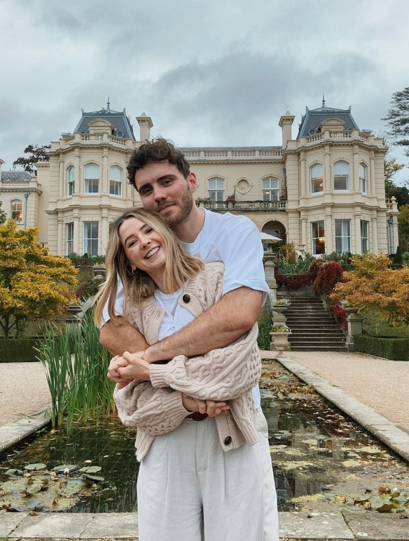 Pink cardigan knit crochet, white top, linen trousers 

#LTKSeasonal #LTKstyletip #LTKeurope