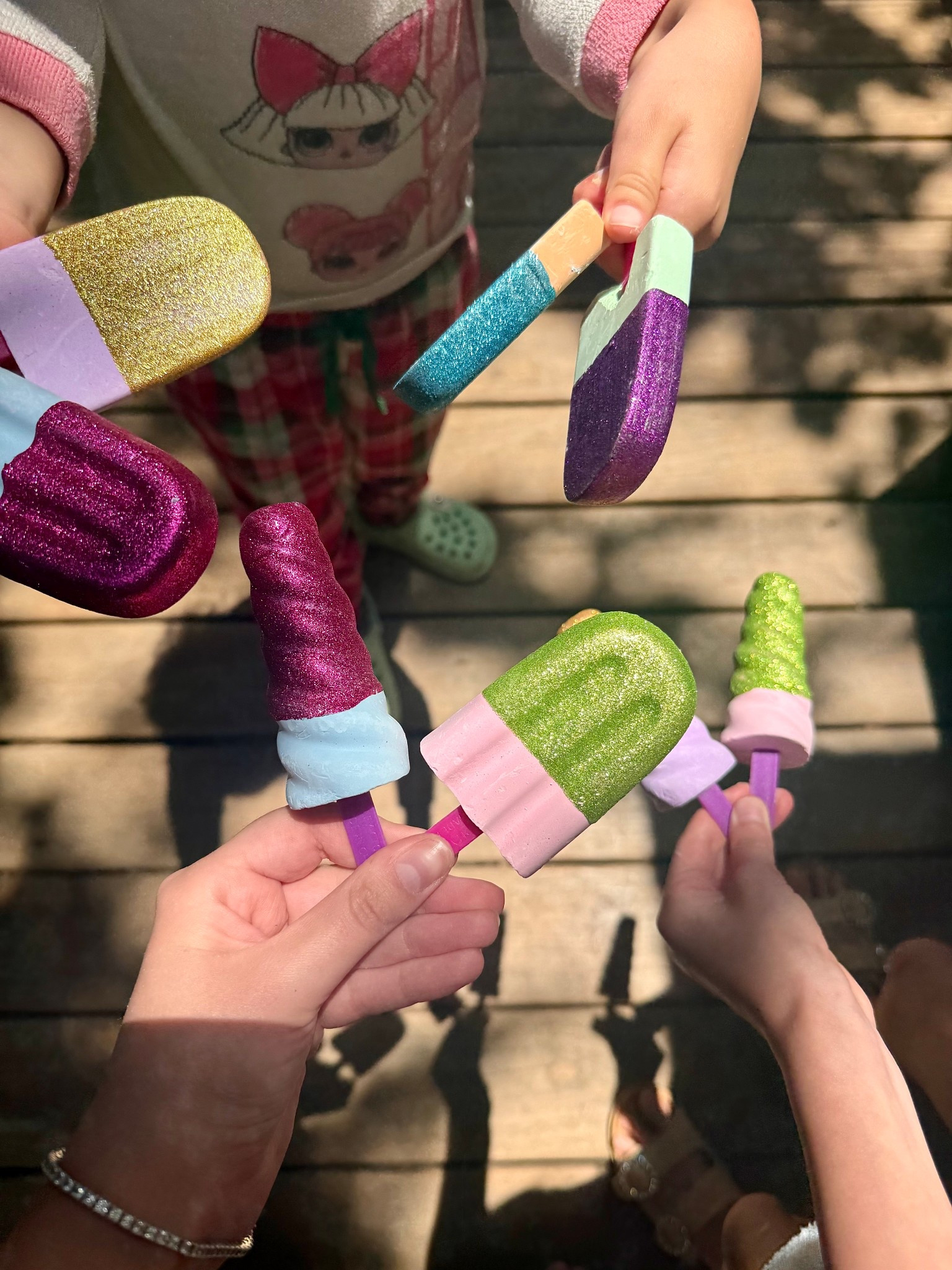 The prettiest glitter ice cream chalk from Walmart

Kids toys
Summer toys outdoor toys 

#LTKFamily #LTKKids #LTKSeasonal