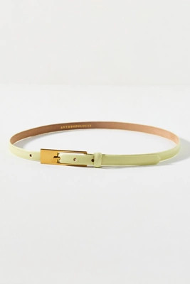 Maeve Skinny Square Buckle Belt | Anthropologie (US)