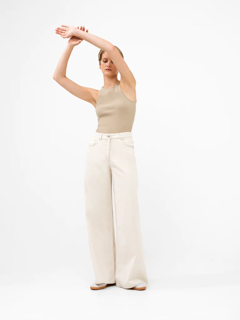 Denver Denim Relaxed Wide Leg Jeans | French Connection (US)