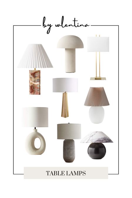 Table Lamps 🤍

#LTKhome #LTKunder100 #LTKstyletip