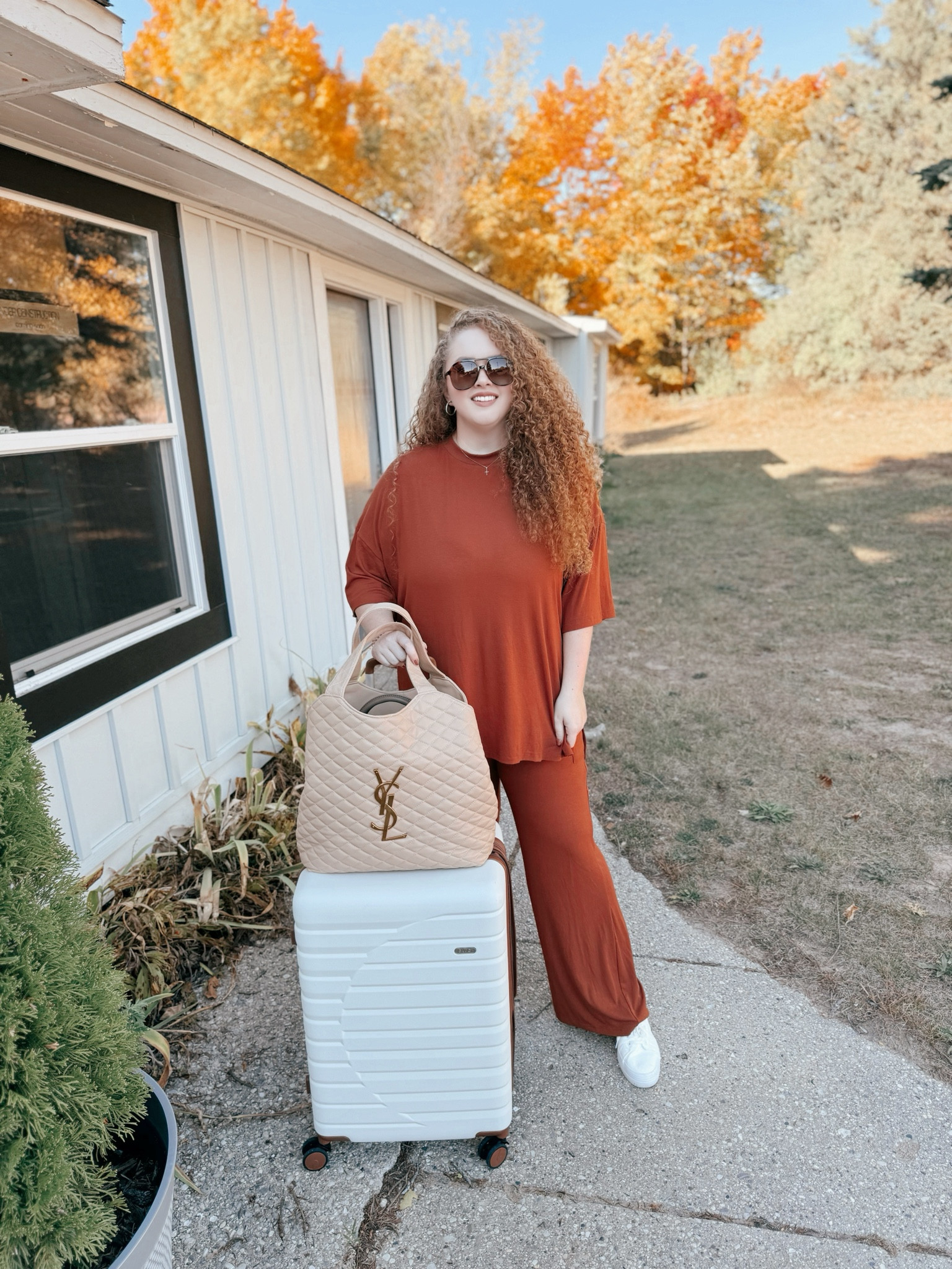 This two piece set is insanely comfortable 👏🏻 two piece set | amazon two piece set | comfy two piece set | stretchy two piece set | oversized two piece set | orange two piece set | travel outfit | Amazon travel outfit | travel look | Amazon travel look | sneakers | Amazon sneakers | platform sneakers | white platform sneakers | casual outfit | casual look | casual on the go outfit | Amazon finds | Amazon fashion | Amazon outfit | Amazon look | Amazon must haves | fall trip | fall vacation | fall vacation outfit 

#LTKMidsize #LTKStyleTip #LTKSeasonal