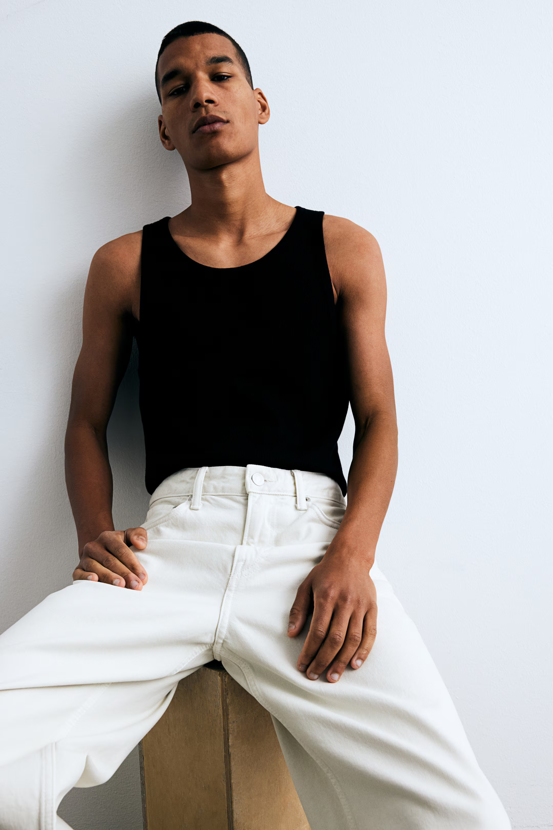 Slim Fit Ribbed Tank Top | H&M (US + CA)