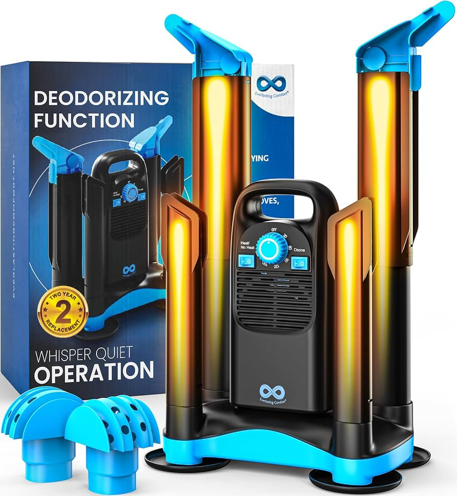 Upgraded Boot Dryer for Work Boots with Ozone Deodorizer - Fast Drying Compact Easy-to-Use Shoe W... | Amazon (US)