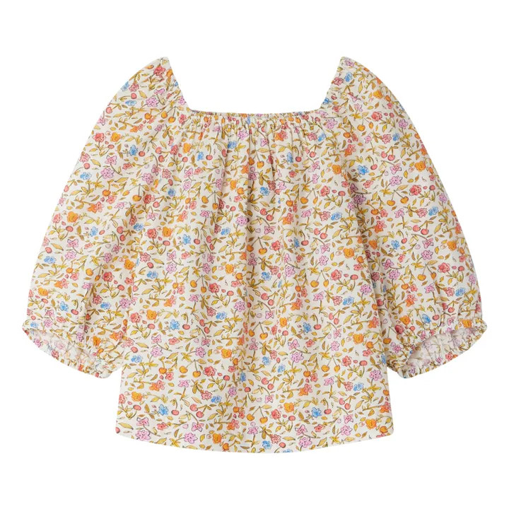 Blümchenbluse Anastide | Apricot | Smallable