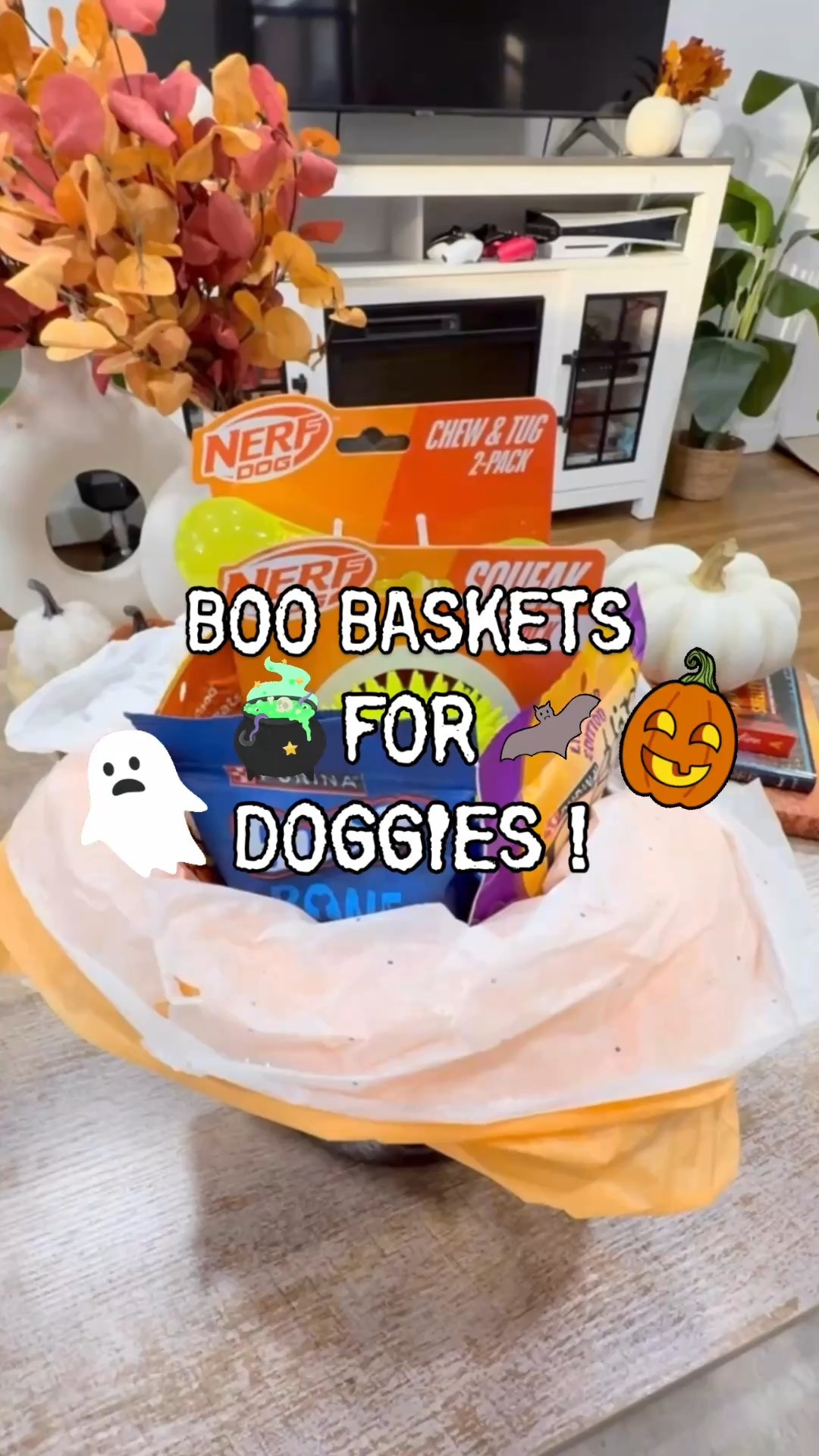 BOO BASKETS FOR DOGGIES !
everyone deserves a boo basket even my doggies and i love how i can go to target and get it all. from spooky treats to terrifying toys the halloween selection for pets is petrifying. would your puppies love this ?!

#LTKSaleAlert #LTKGiftGuide #LTKHalloween