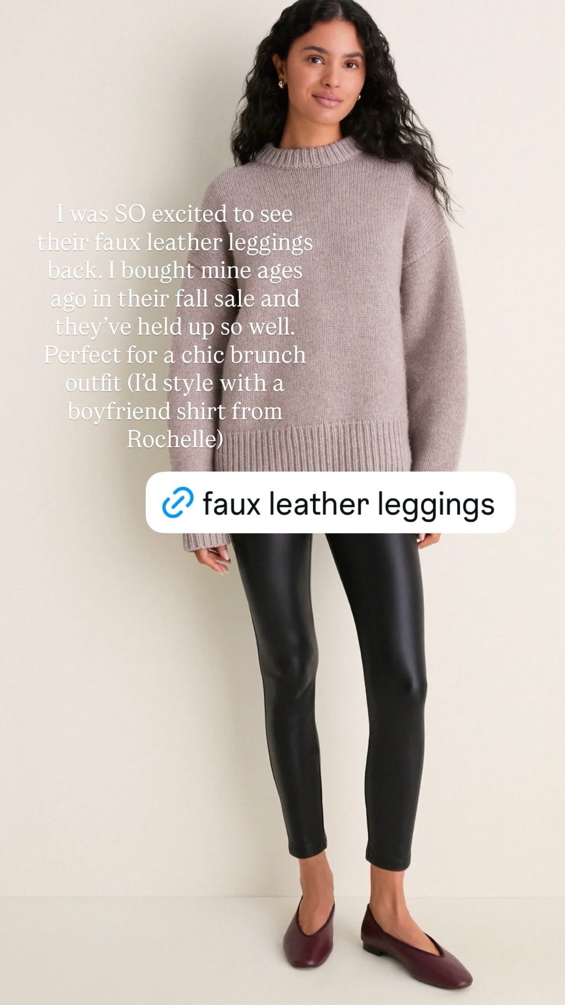 Tuckernuck Friends and Family Sale Pick - Faux leather leggings