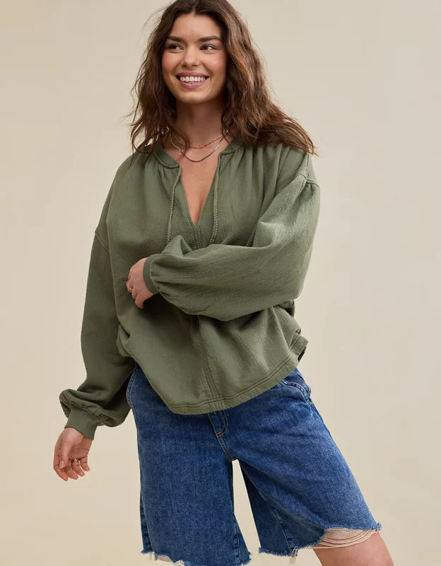 Aerie Easy Street Sweatshirt | American Eagle Outfitters (US & CA)