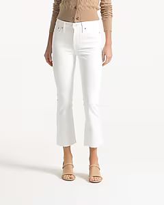 9" demi-boot crop jean in white wash | J.Crew US