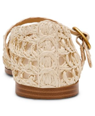 Women's Melody Raffia Mary Jane Flats | Macy's