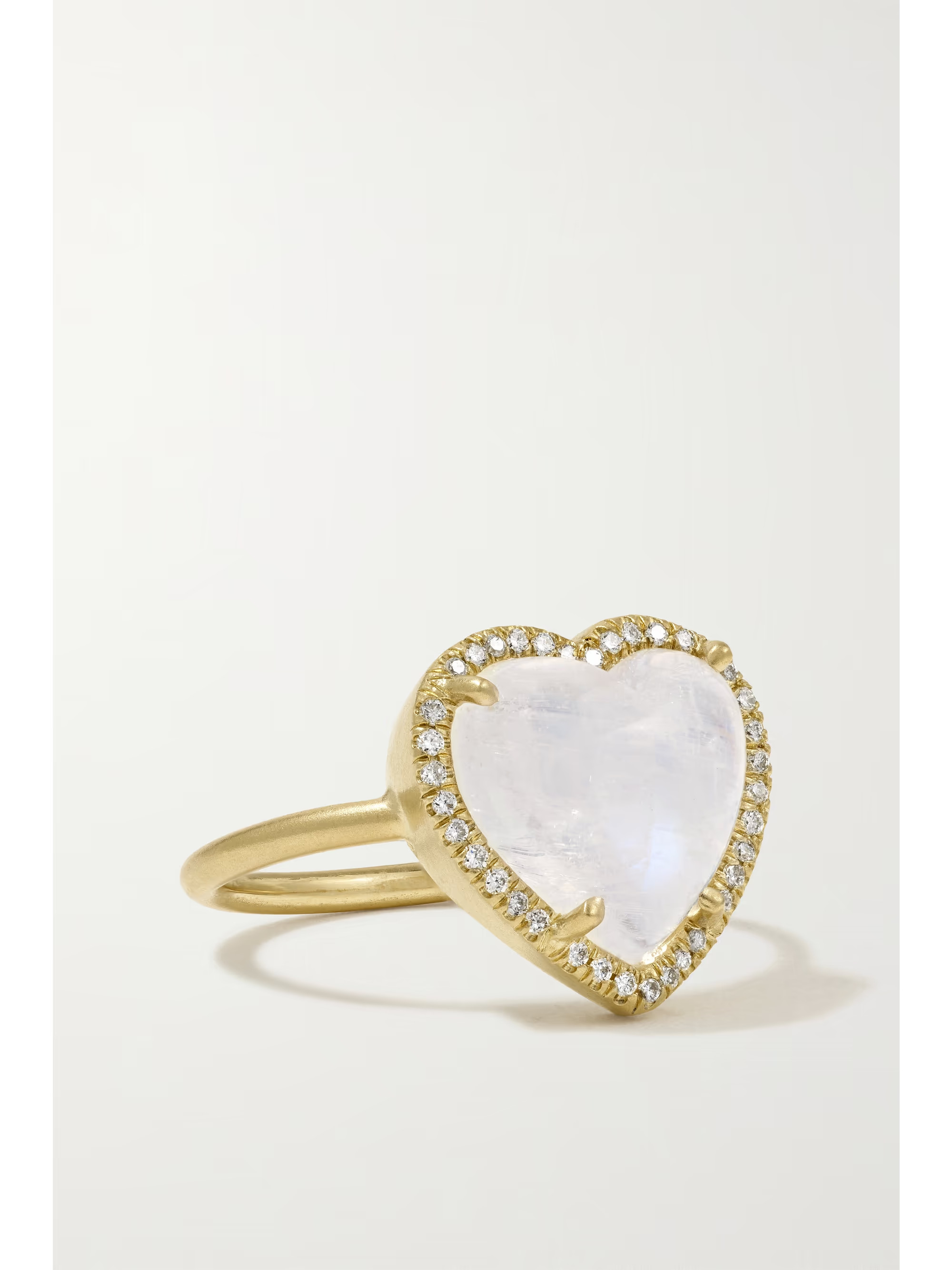 IRENE NEUWIRTHLove 18-karat gold, moonstone and diamond ring | NET-A-PORTER (US)