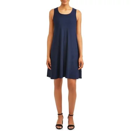 Time and Tru Women's Sleeveless Knit Dress | Walmart (US)