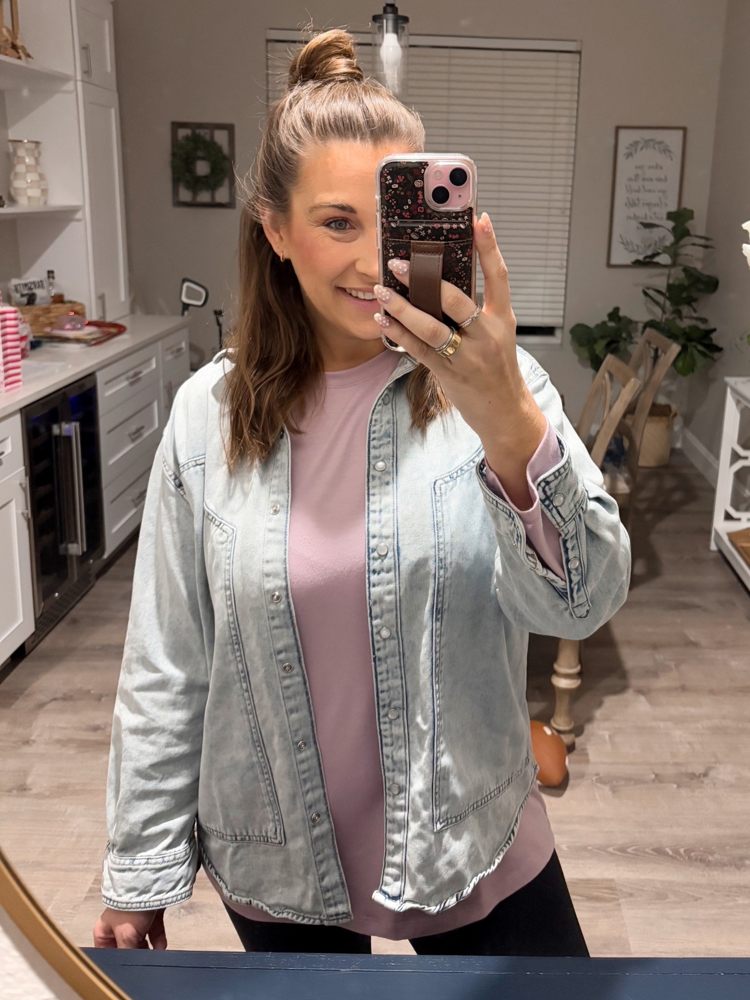 I’ve worn this outfit several times because it’s so comfy & easy! Tunic long sleeve tee & denim shirt jacket 

TTS- medium 
@Target 

#LTKMidsize #LTKootd #LTKmomlife