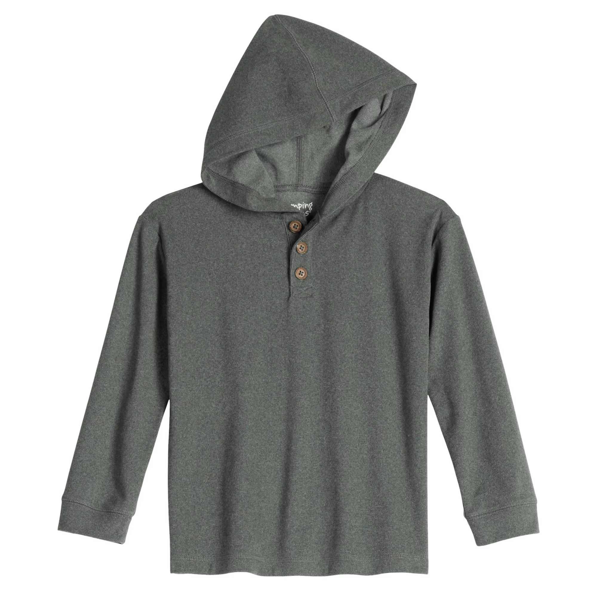 Boys 4-8 Jumping Beans® Cozy Hooded Henley | Kohl's