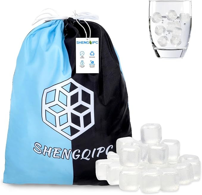 360 Pack White Reusable Ice Cubes Without Diluting for Drinks Permanent Ice Cube Frozen BPA Free ... | Amazon (US)