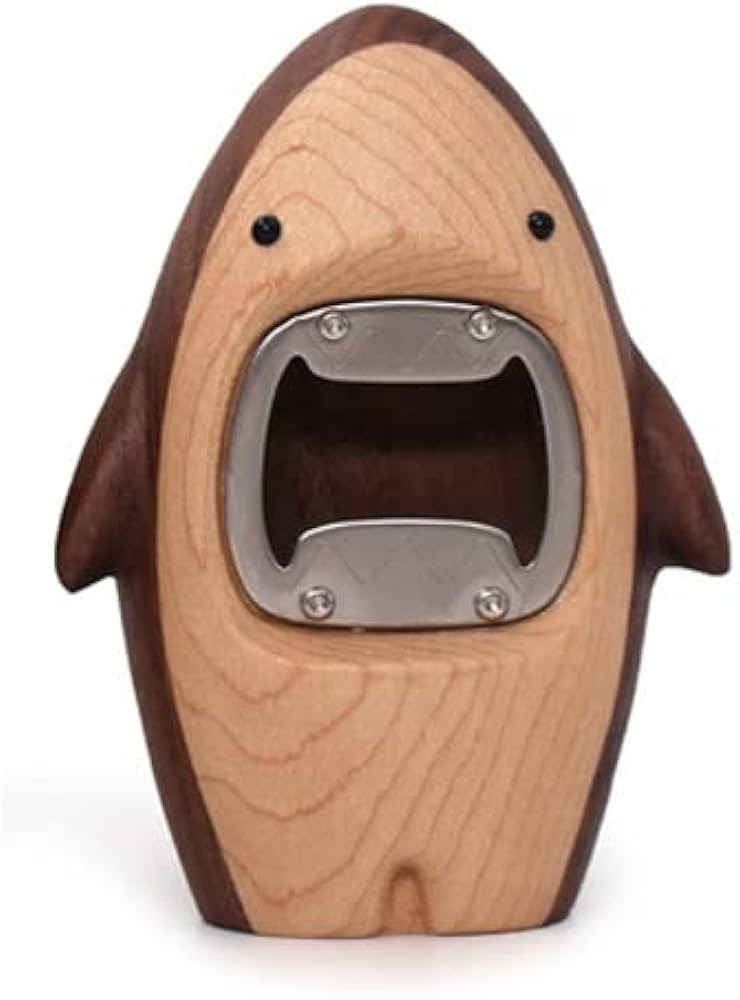 Shark Bottle Opener Portable Bottle Opener Beer Bottle Opener Wooden Bottle Opener Christmas Gift... | Amazon (US)