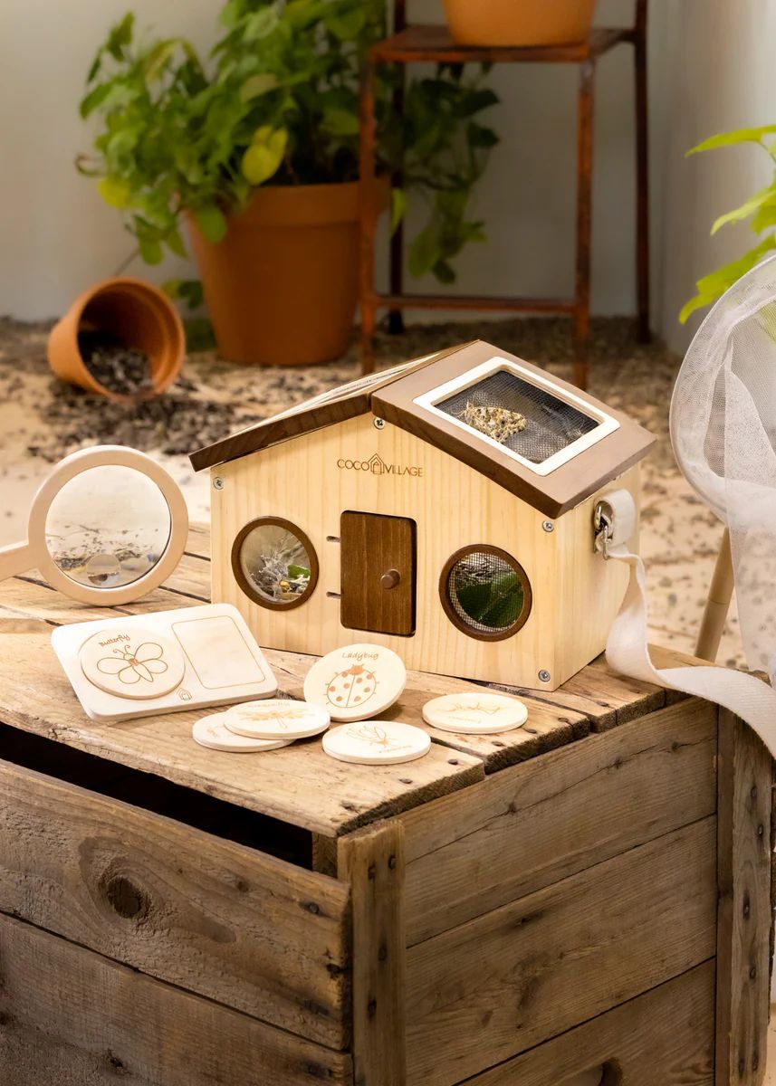 Wooden Bug House - Bug Catcher Kit for Kids | Coco Village