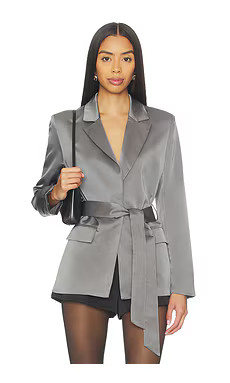 Marilyn Tie Blazer
                    
                    ALL THE WAYS | Revolve Clothing (Global)
