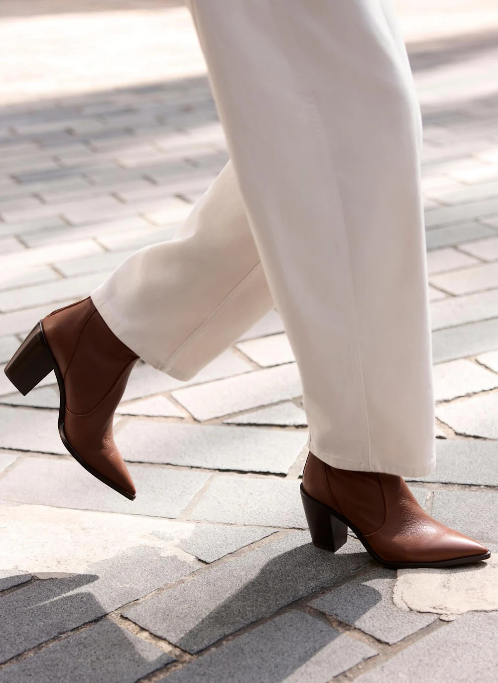 Amy Tan Leather Ankle Boots | Mint Velvet