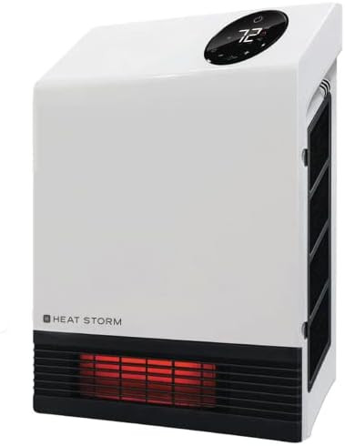 Heat Storm HS-1000-WX-WIFI WiFi Infrared Wall Heater, 1000 Watt | Amazon (US)
